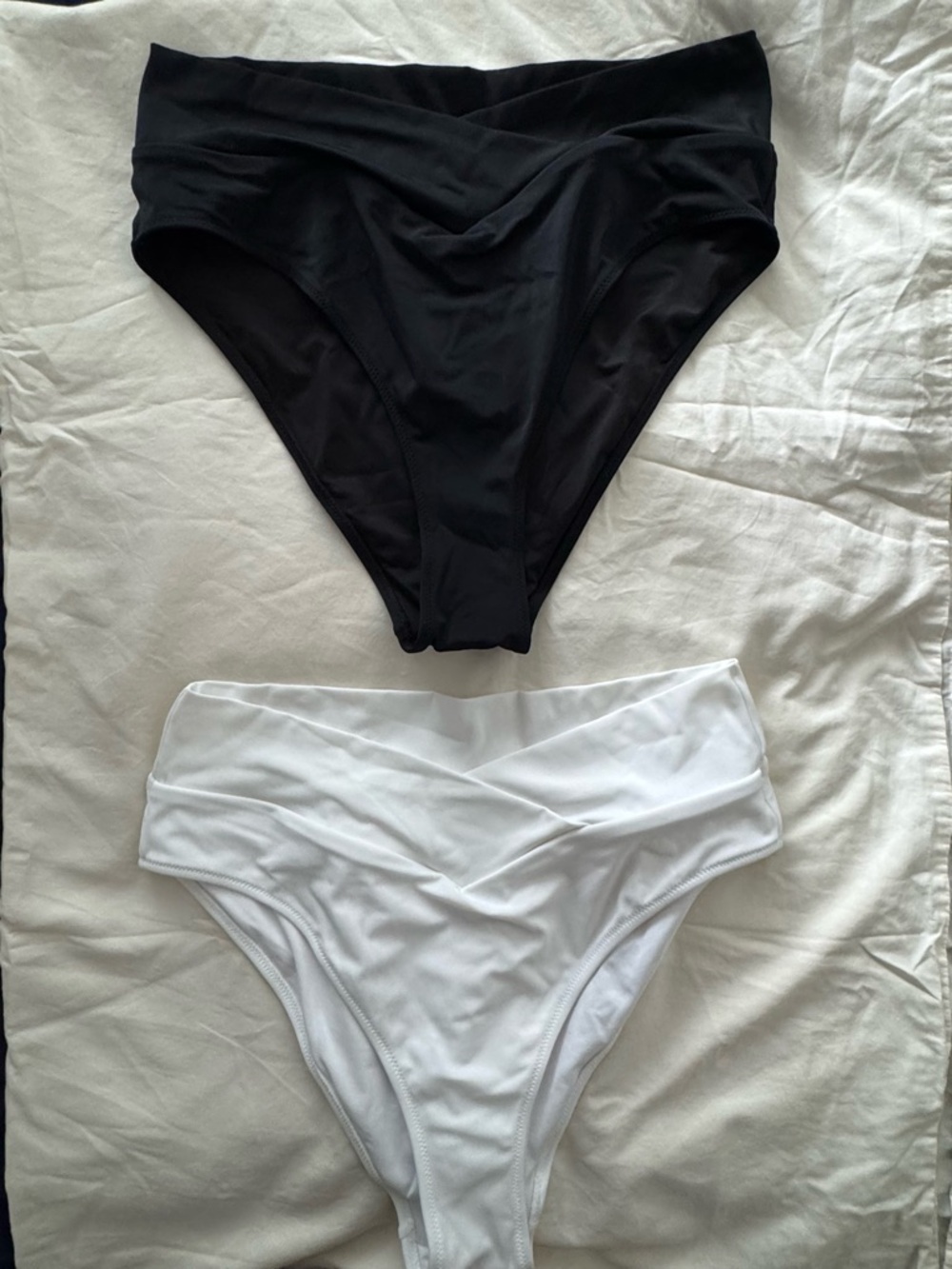 PINK Victoria's Secret Black High-Waist Bikini Bottom